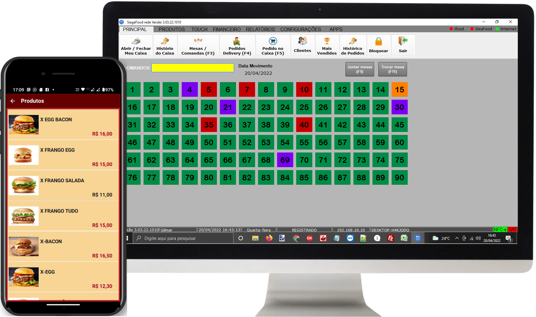 Syscook - Sistema gerencial para restaurantes, pizzaria e todos os tipos de comércio do ramo alimentício.